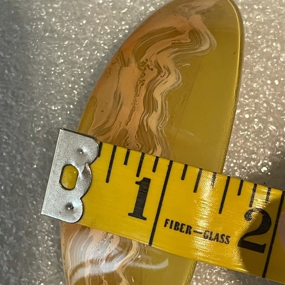 France Tan oval barrette large classic - Picture 2 of 6